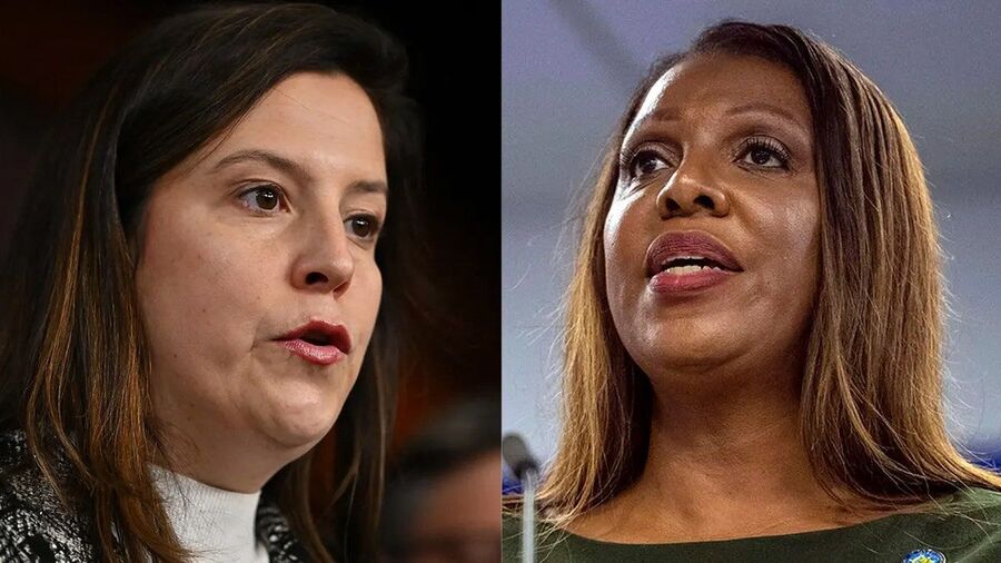 Click to enlarge Elise Stefanik letitia james trump fraud case nyc