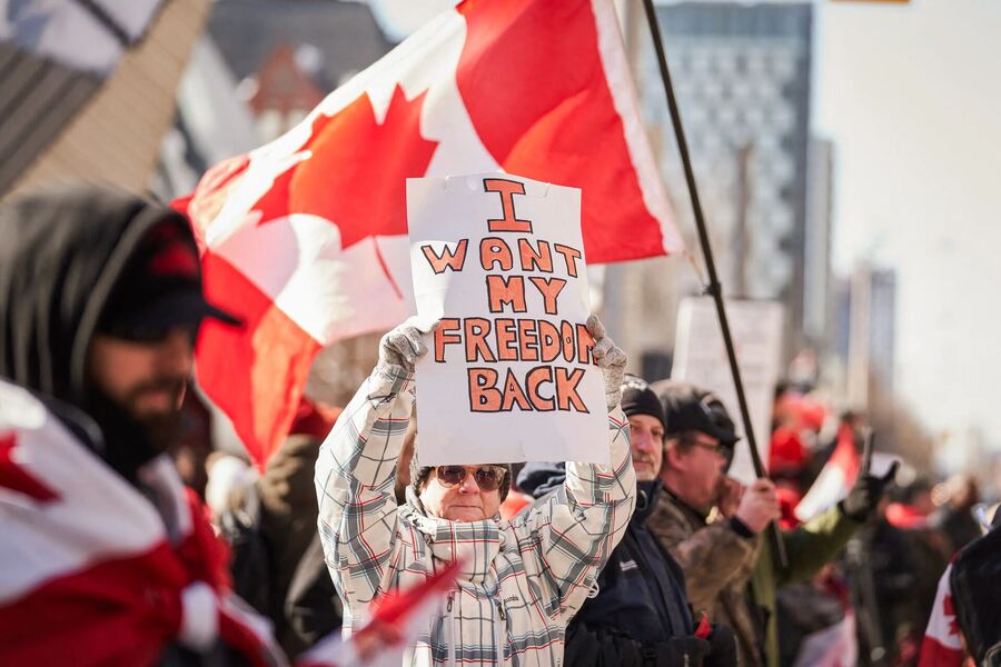 freedom convoy canada protest