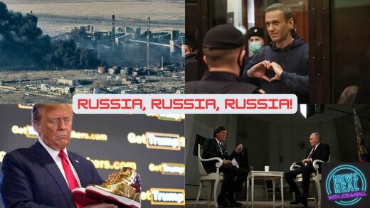 NewsReal: Western Obsession With Russia: Carlson's Putin Interview, Navalny's Death and the Ukraine War Racket