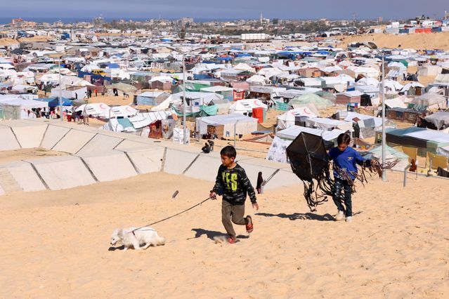 Click to enlarge refugee camp rafa gaza