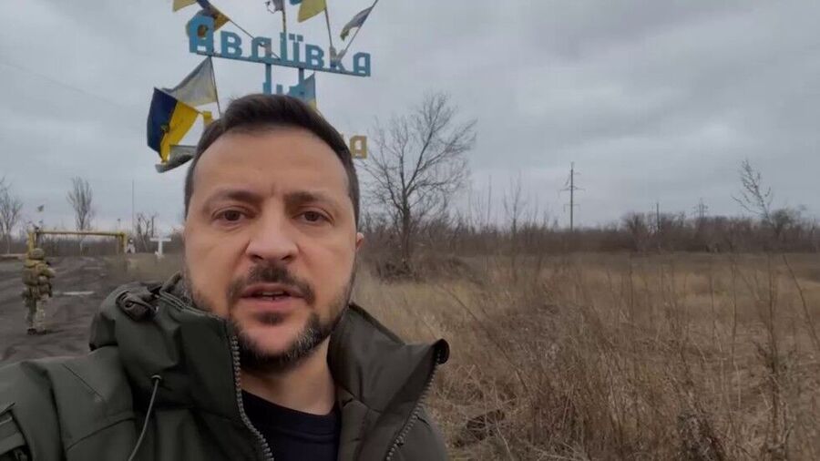 Click to enlarge Zelensky Avdeevka