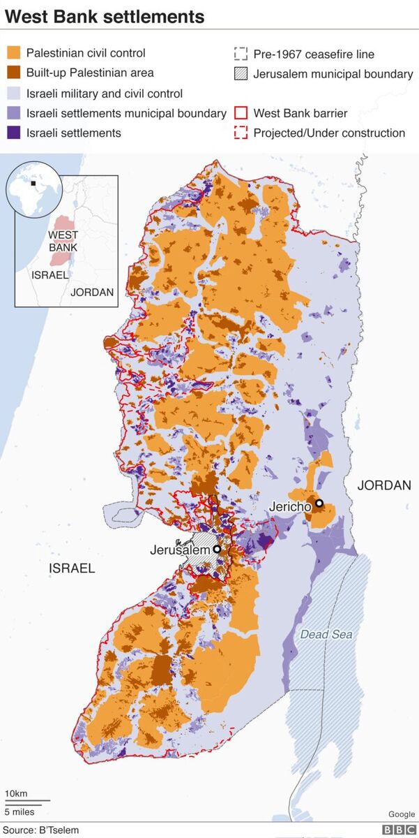 Click to enlarge control west bank israel PLA