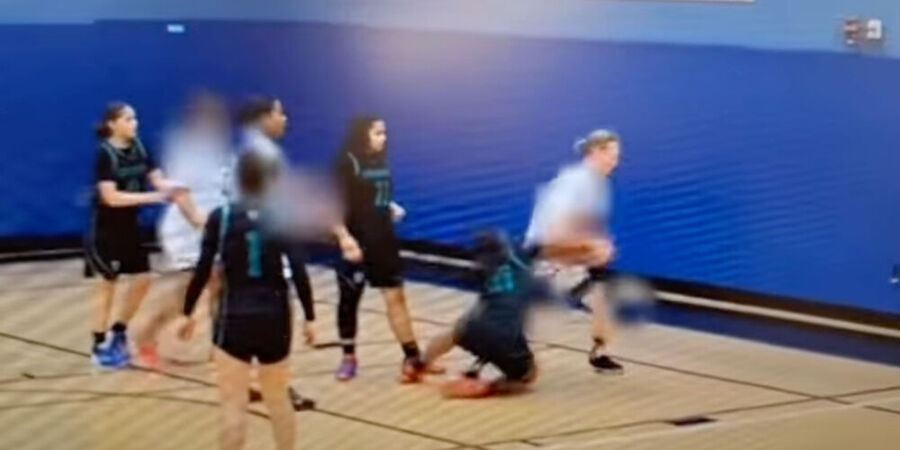 tans player girls basketball injures opponants