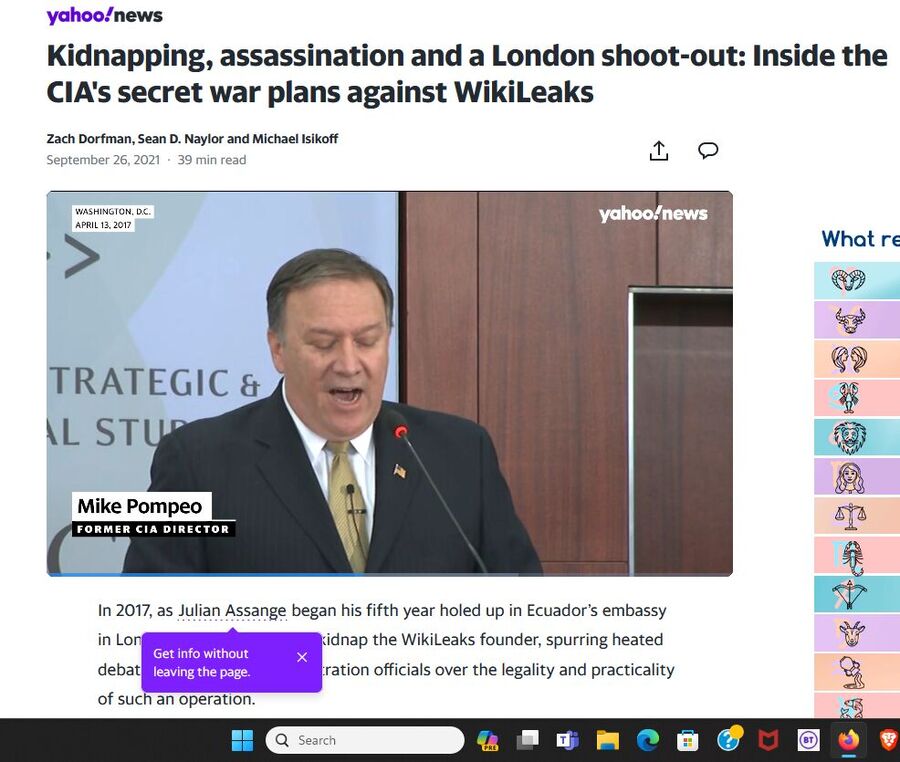 Click to enlarge CIA kidnap assange pompeo