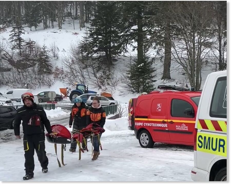 Around 50 rescue crew responded to the avalanche.