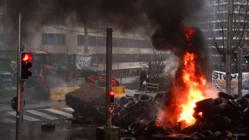protest brussels farmers