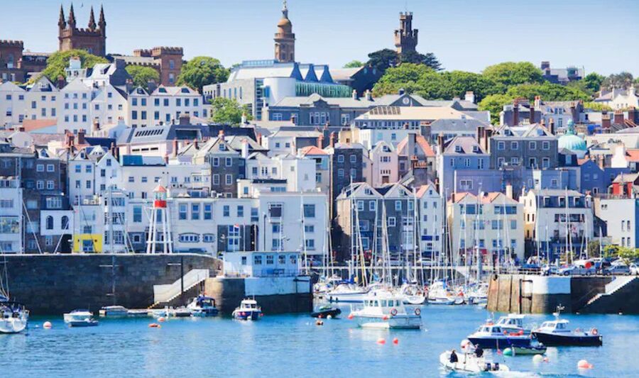 St Peter Port in Guernsey