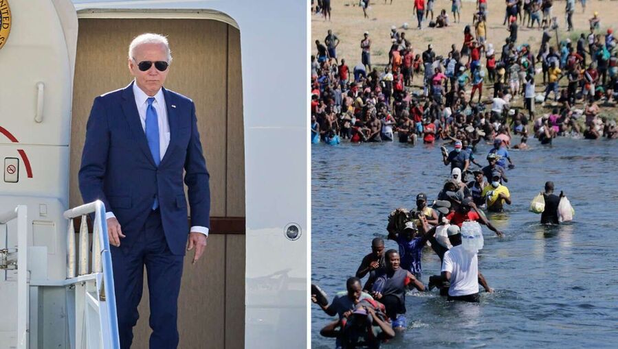 Click to enlarge biden border voters satire