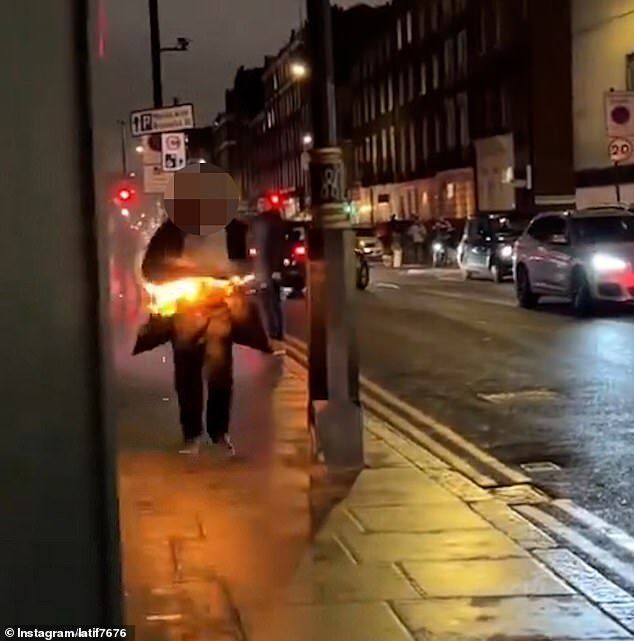 man fire london