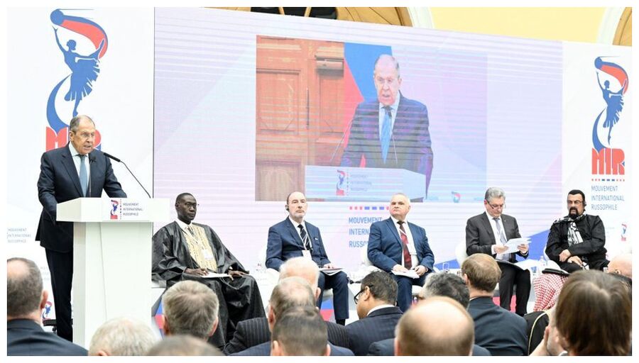 Lavrov at Meeting