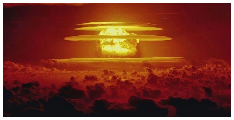 The Castle Bravo nuclear test of March 1, 1954