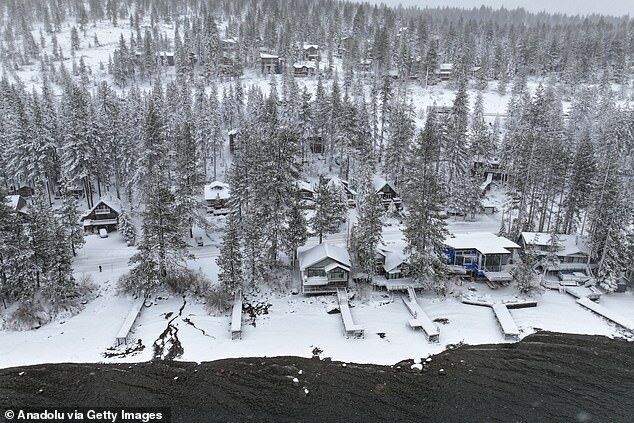 tormenta de nieve california nevada lago tahoe