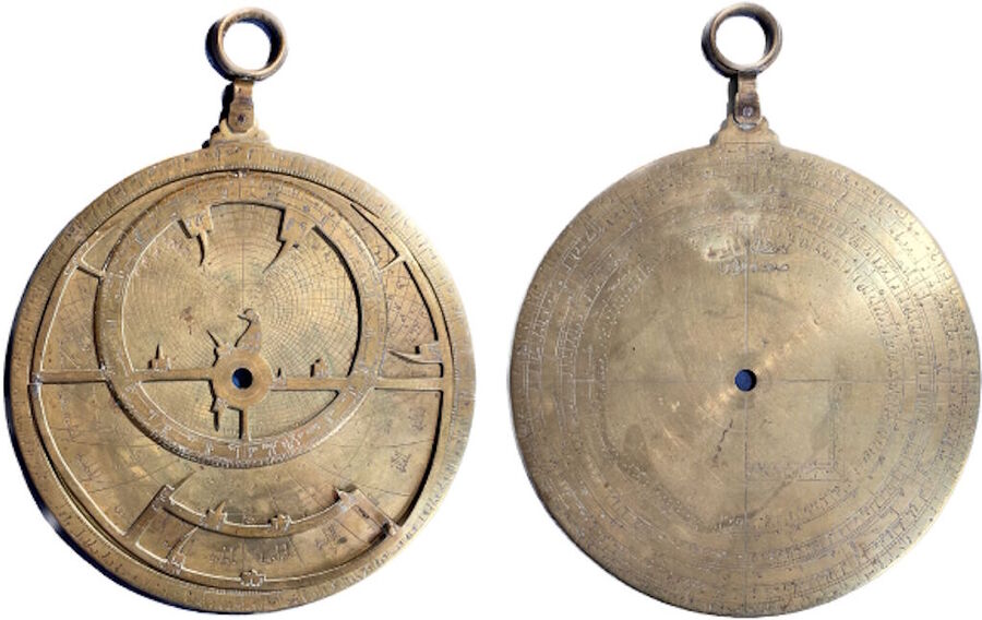Click to enlarge verona astrolab front and back