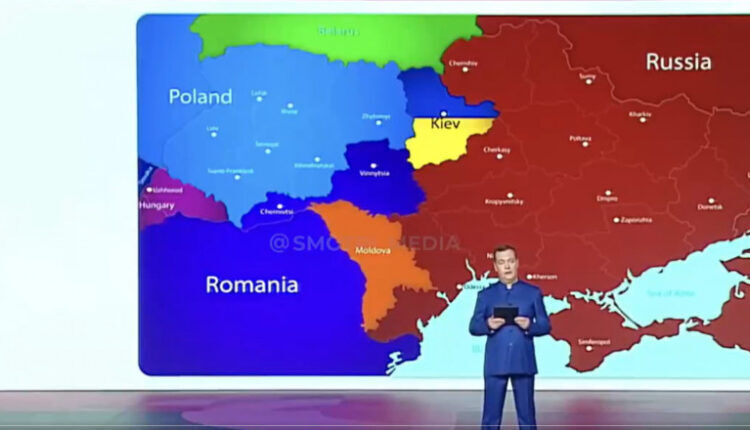 Click to enlarge medvedev map ukraine kiev