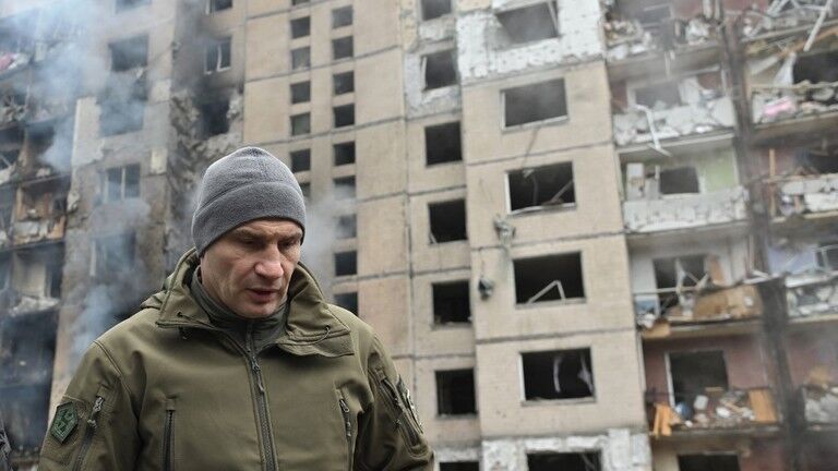 Kiev Mayor Vitaly Klitschko, January 2, 2024.