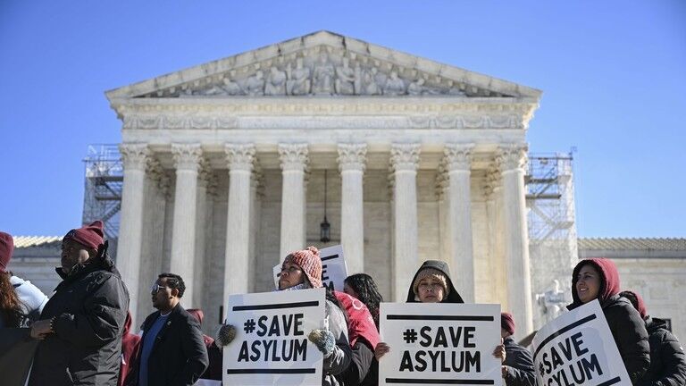 save asylum protest supreme court
