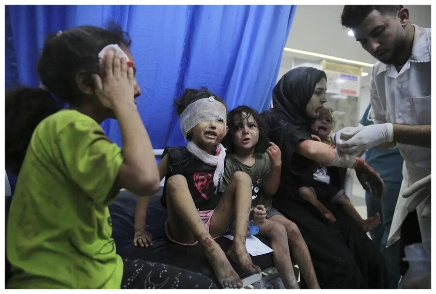 Click to enlarge Injured Children