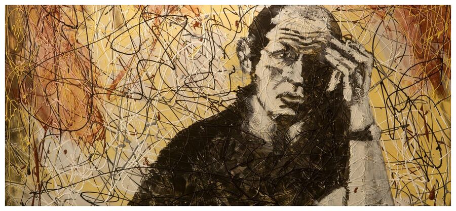 Click to enlarge Pollock Portrait
