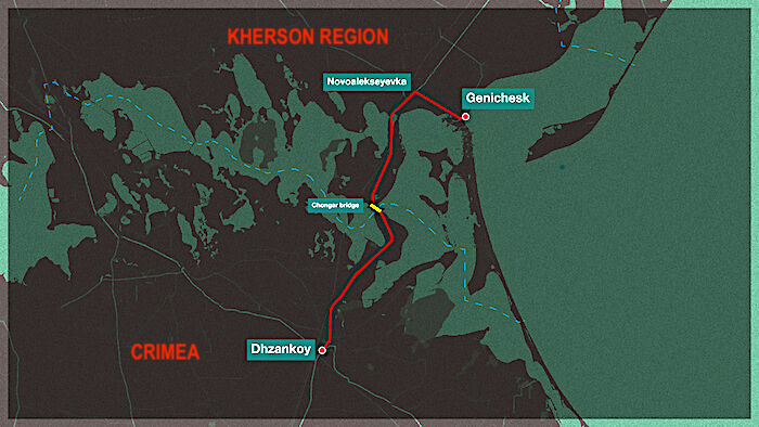 Map Kherson region