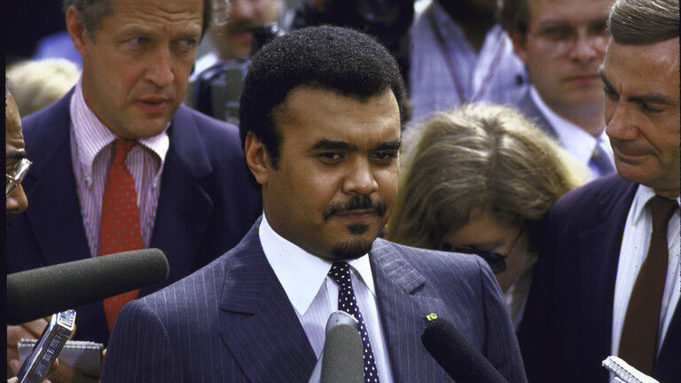 FILE PHOTO: Prince Bandar in the 1980s.