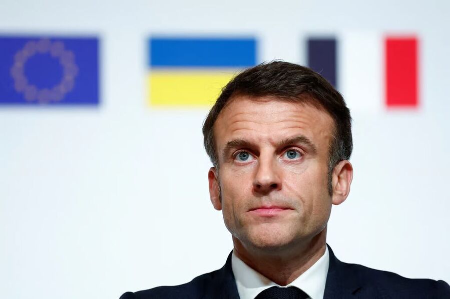 Click to enlarge Emanuel Macron