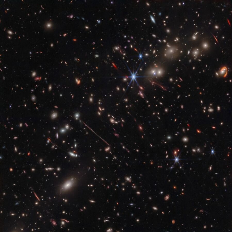 james webb infrared camera star field