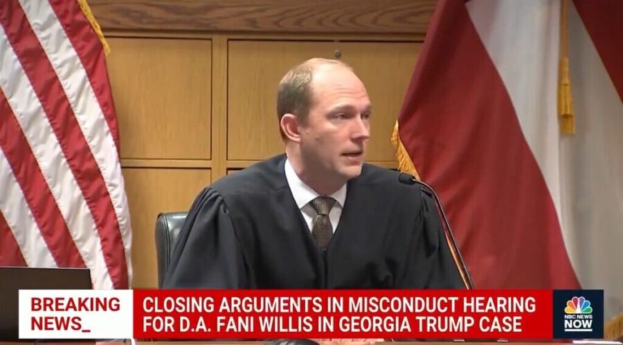Click to enlarge Judge Scott McAfee fani willis nathan wade trump