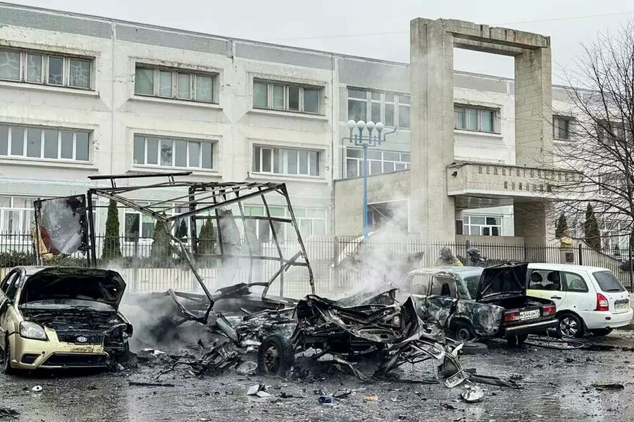 ukraine attack shell belgorod russia election s