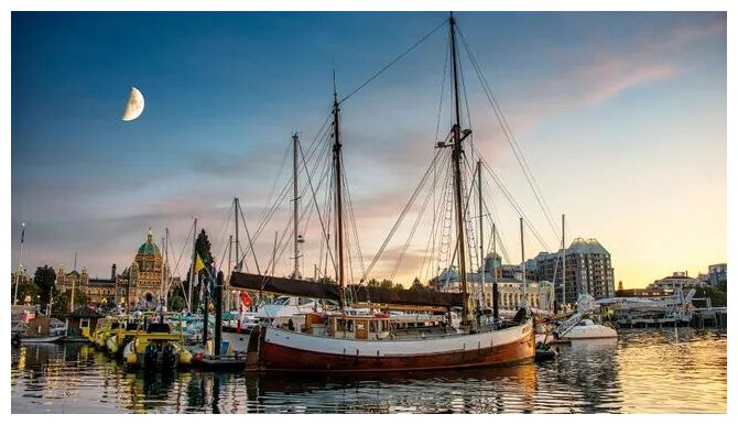 Victoria Harbor on Vancouver Island