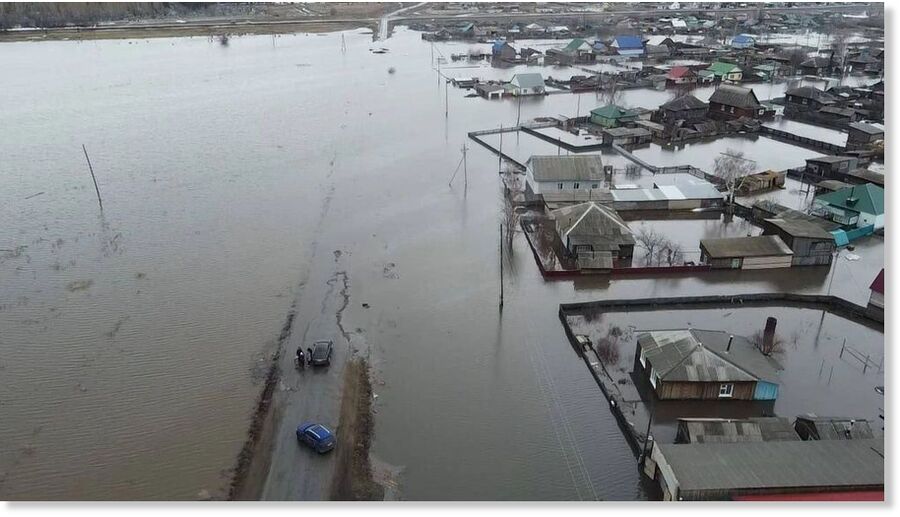 Altai Territory flooded due to