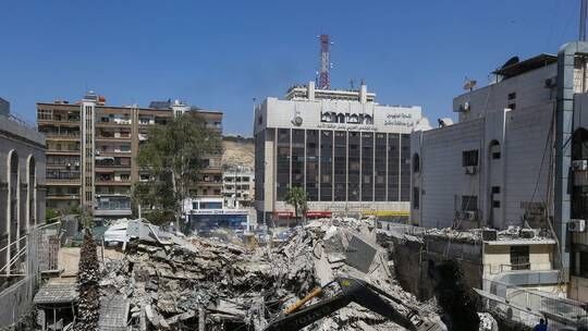 Click to enlarge Iranian embassy in Damascus, Syria, Israel attack Iranian embassy