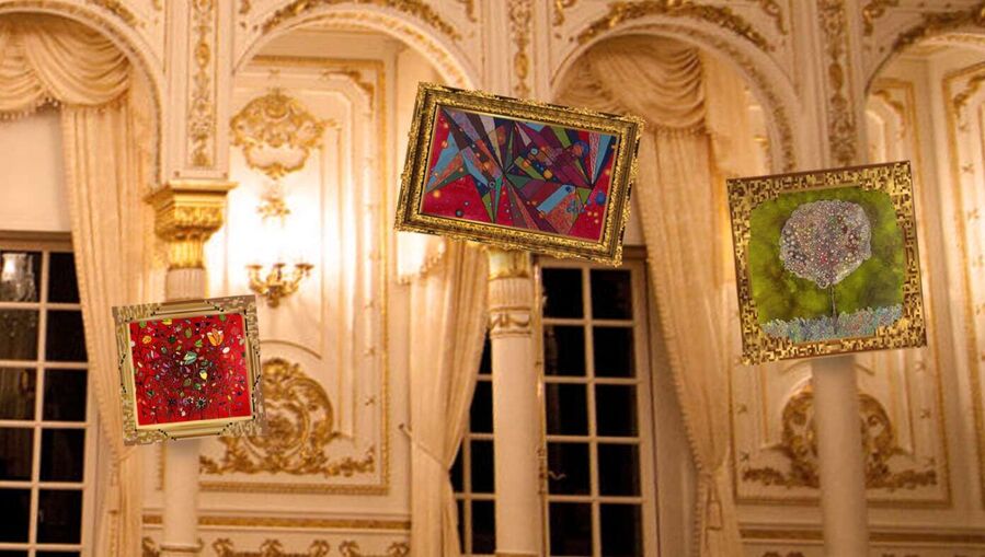 Click to enlarge Hunter biden paintings mar-a-lago