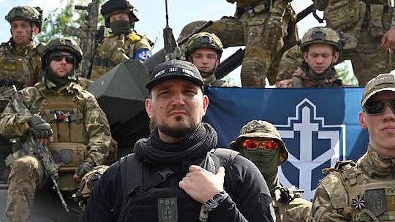 Russian Volunteer Corps neo nazi Denis Kapustin