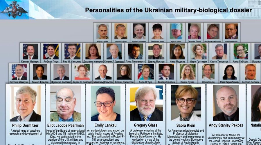 Naming names - from a Russian report on the US bioweapon / vaccine mega-blob.