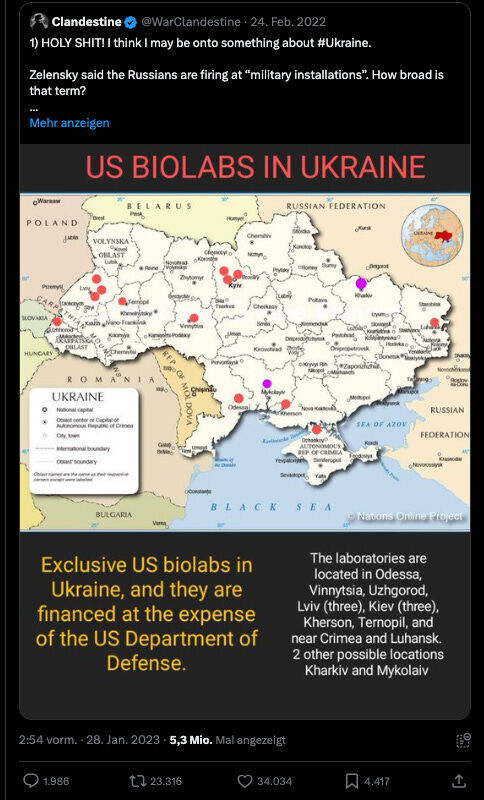 Biolabs in Ukraine