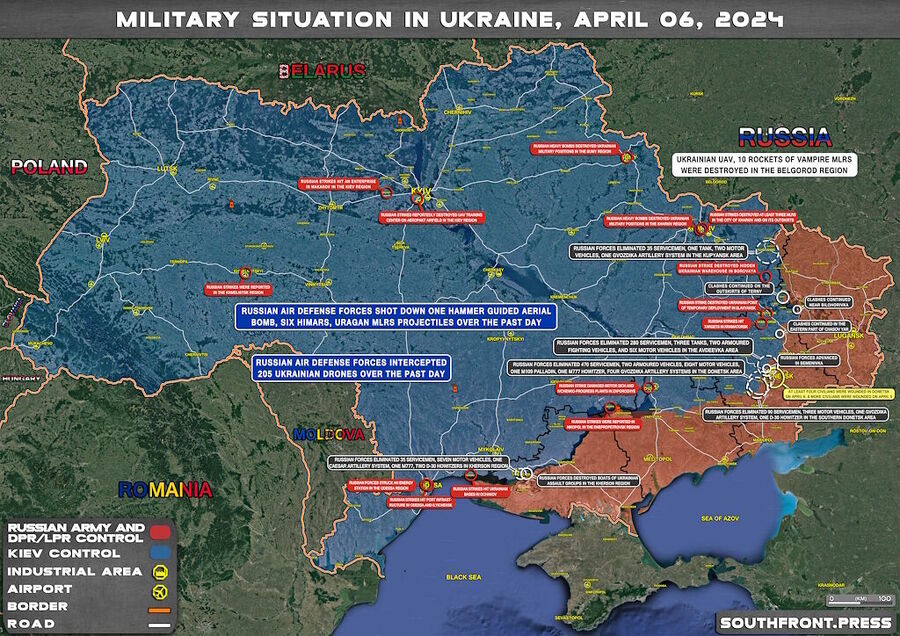 Click to enlarge Ukraine russia april 2024