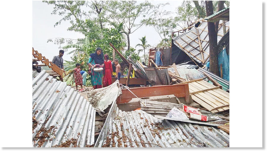 Nor’wester wreaked havoc on Sunday