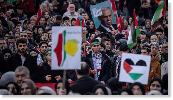 Gaza solidarity protest