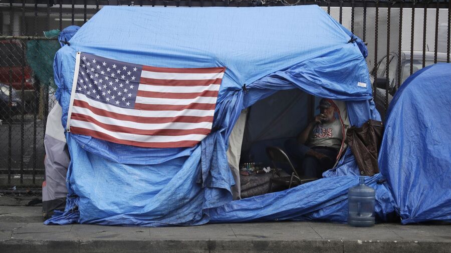 homeless tent