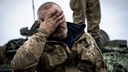 Ukrainian soldier