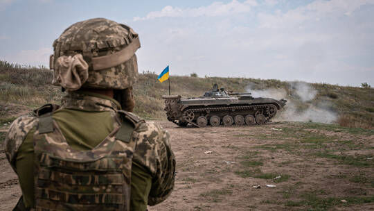 Click to enlarge Ukrainian BMP tank