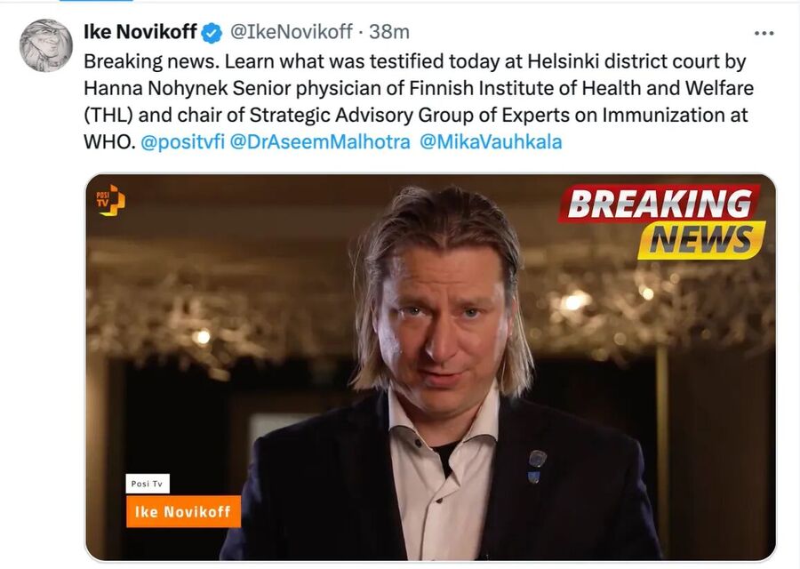 ike novikoff tweet
