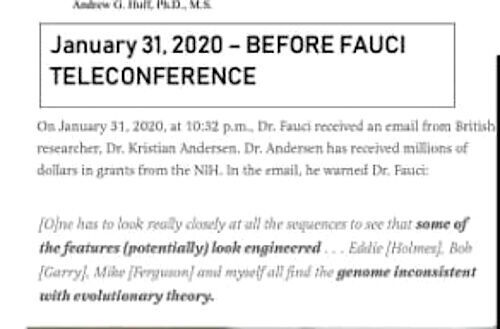 fauci covid engineered lab leak