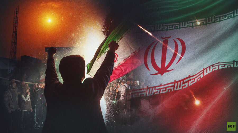 Click to enlarge iran attack israel collage flag missile