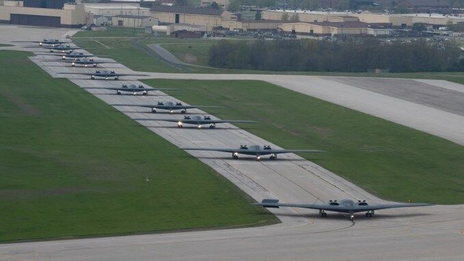 B-2 bombers plane