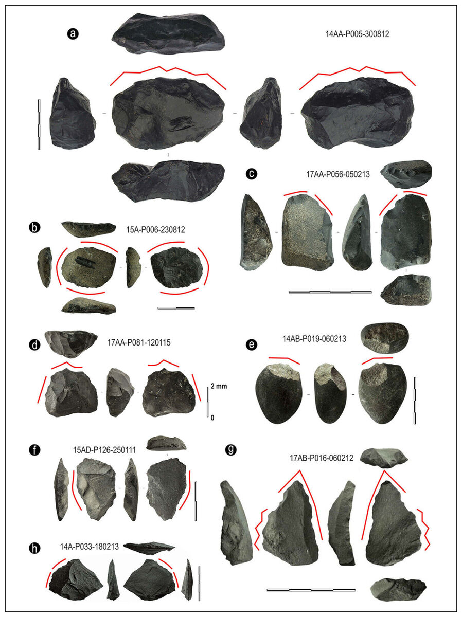 Notable lithic artefacts