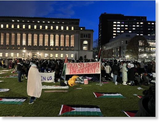 Click to enlarge Gaza Solidarity Encampment