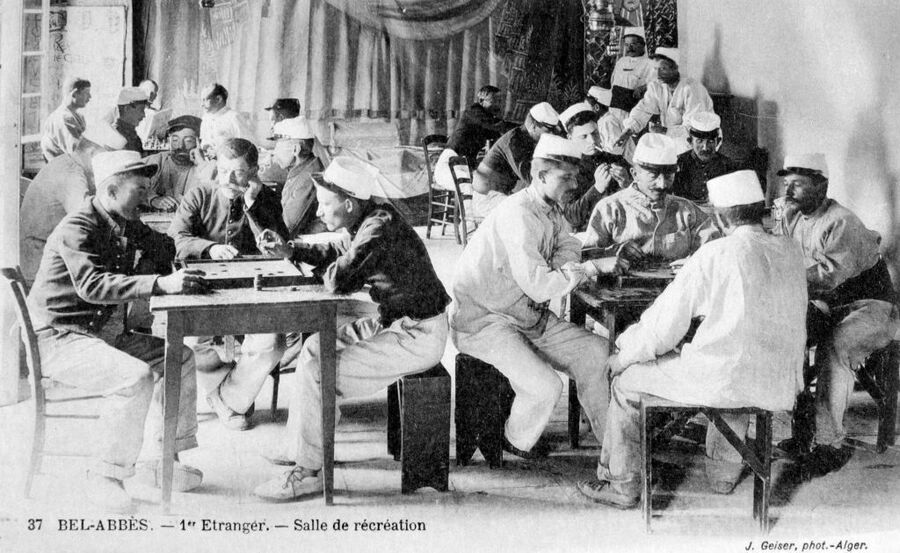 French Foreign Legion, Sidi Bel Abbes, Algeria, 20th century. French postcard.