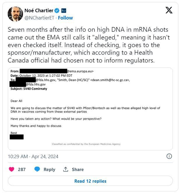 Click to enlarge Noé Chartier on X DNA n mRNA