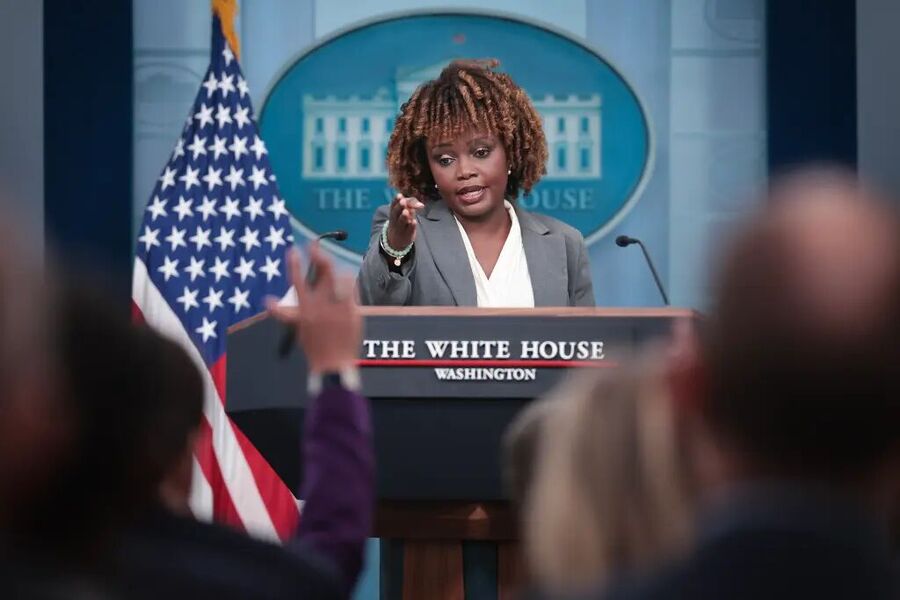 White House press secretary Karine Jean-Pierre